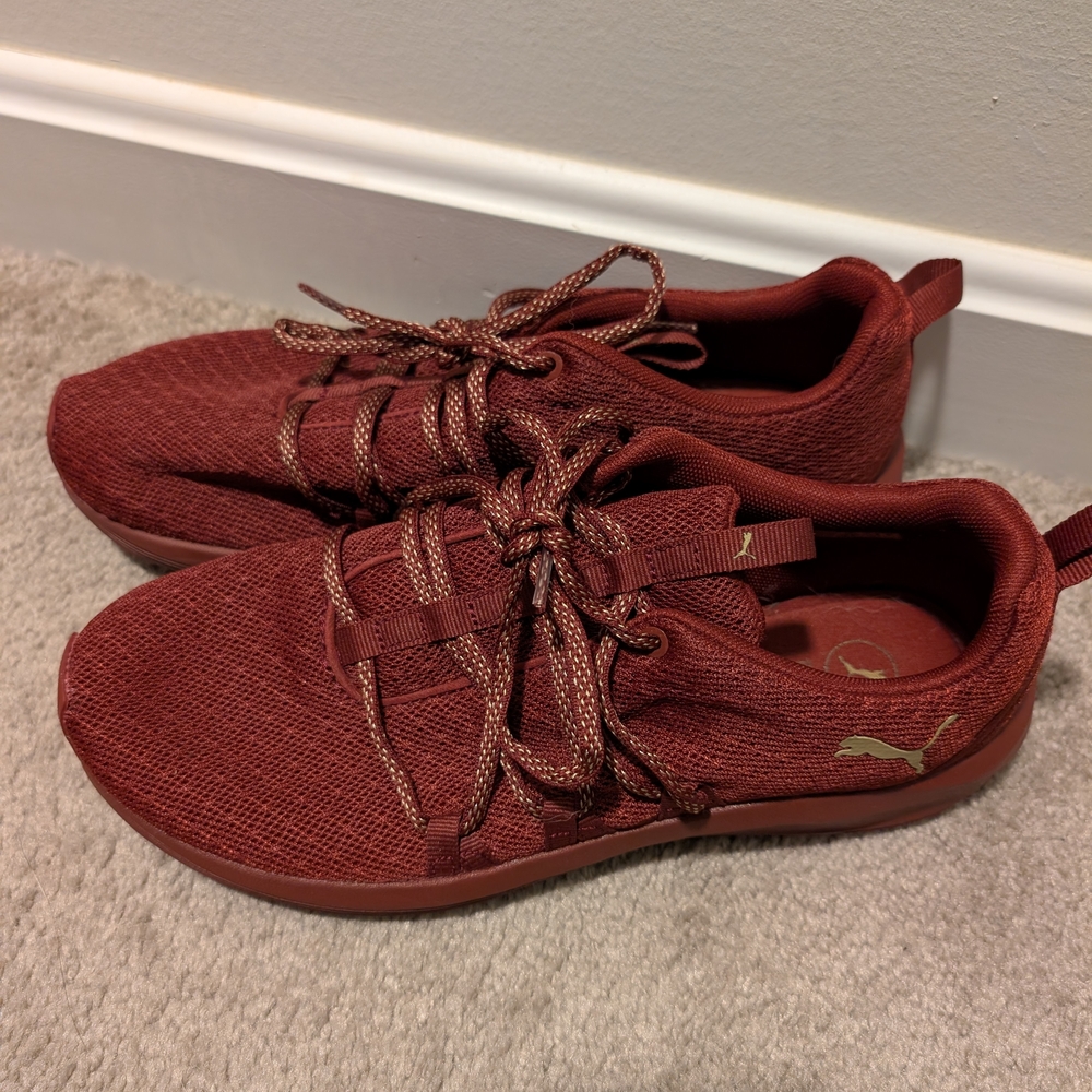 Puma Prowl Alt Knit Mesh Women's Maroon Sneakers